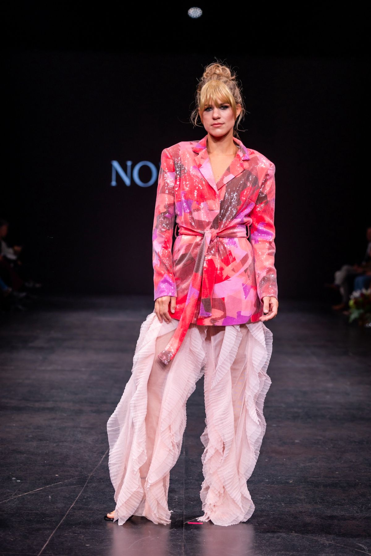 Pink butterfly pants